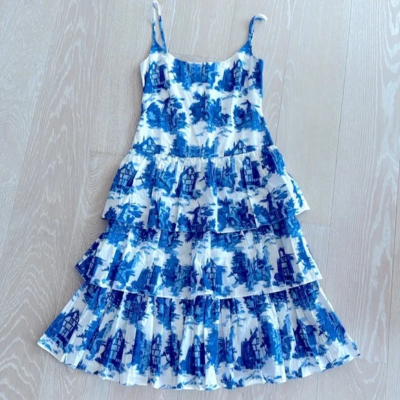 Cara Cara Mary Lou Dress in Venetian Story Blue - Picture 3 of 7